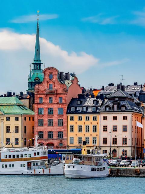 Gamla Stan waterfront, Stockholm