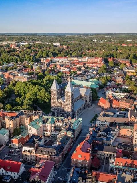 Lund from above, Sweden
